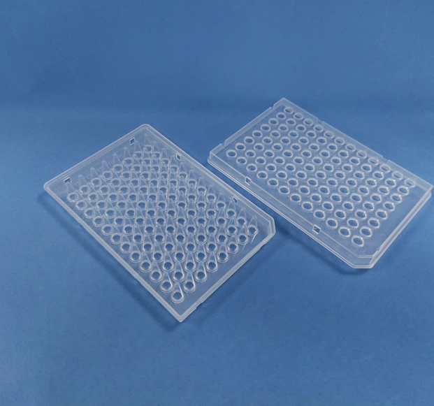 96 well pcr plate roche style half skirted