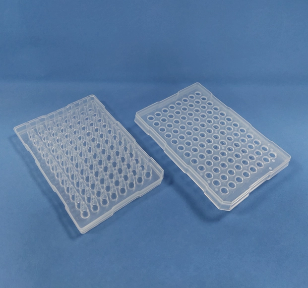 96 well semi skirted pcr plate abi style raised rims companies